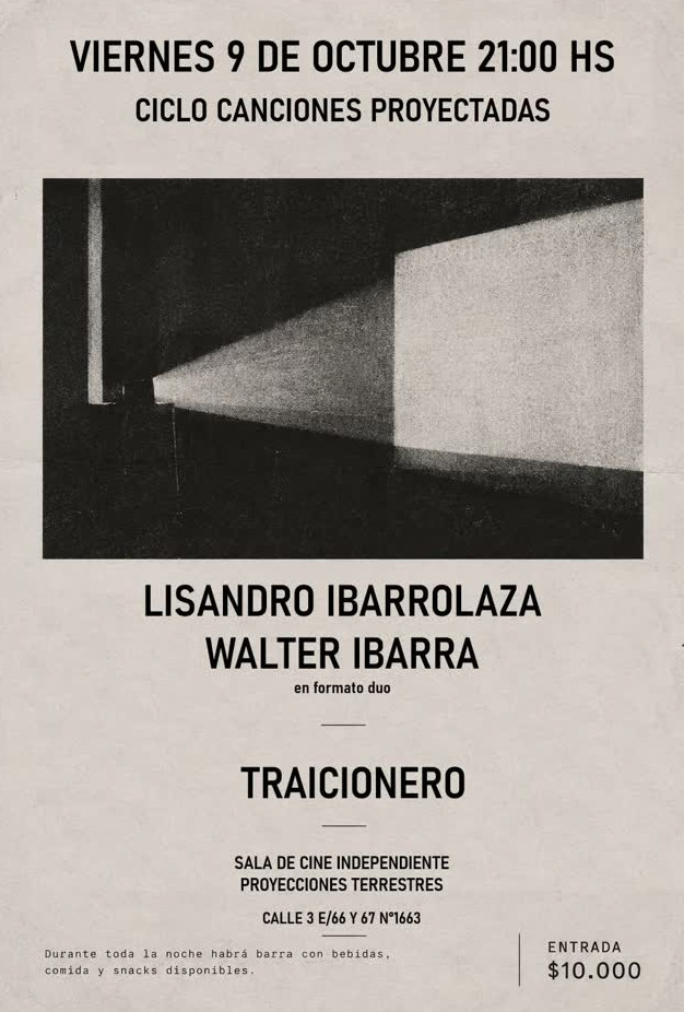 Traicionero - Lisandro Ibarrolaza y Walter Ibarra (formato dúo)
