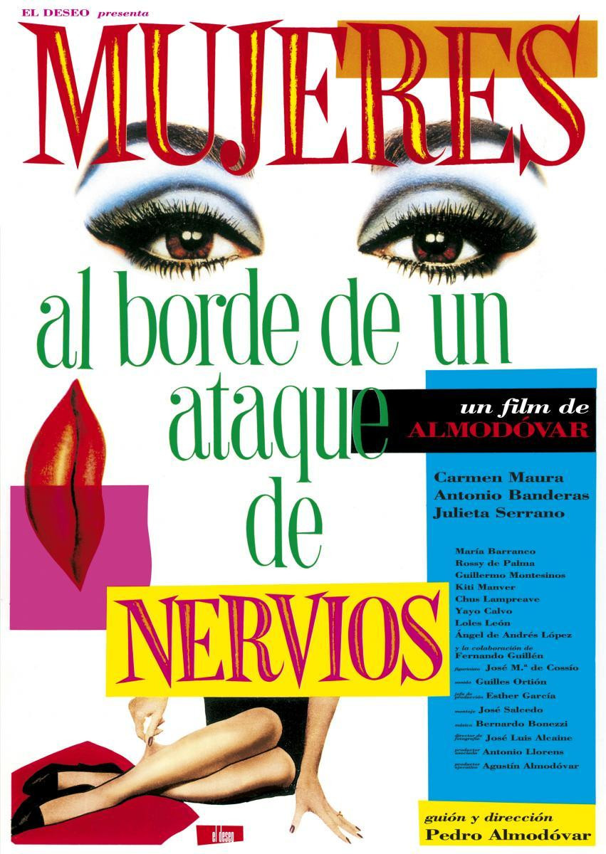 Mujeres al borde de un ataque de nervios (Dir. Pedro Almodóvar, 1988)