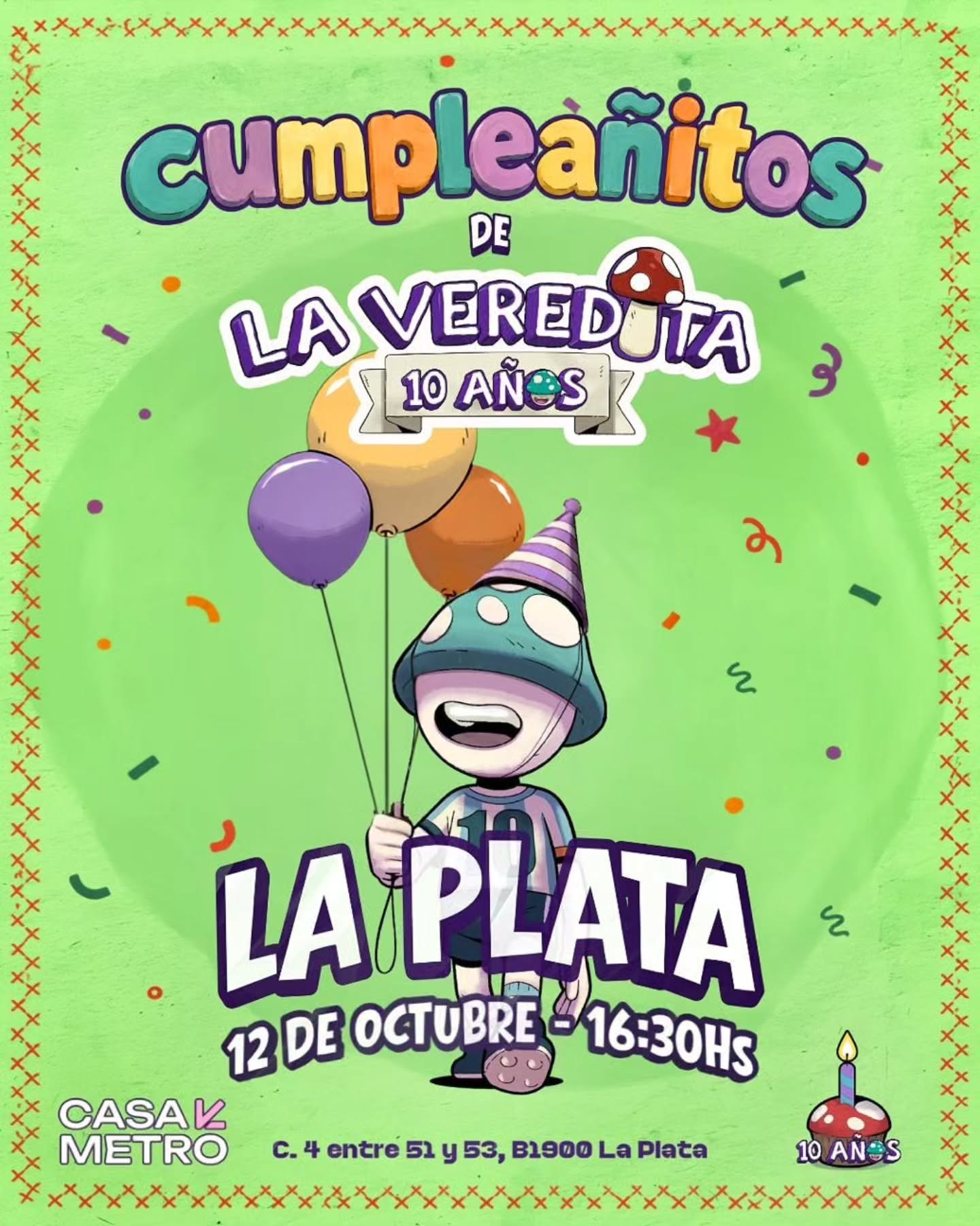 La veredita cumple 10 años
